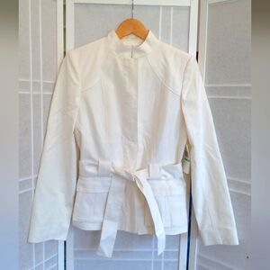 NWT ! Calvin Klein white jacket
